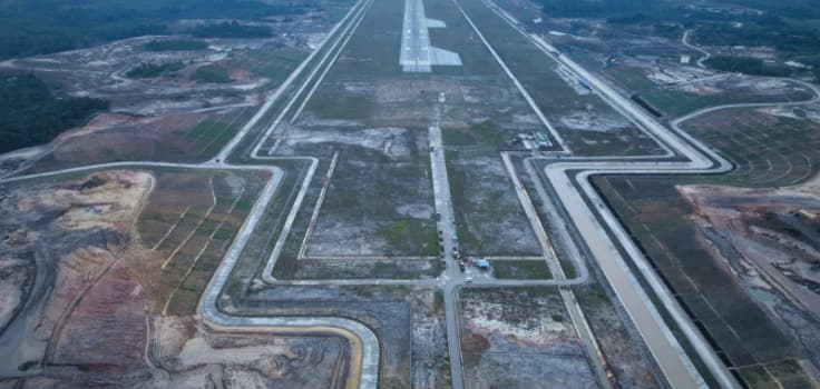 Pekerjaan Struktur Bawah, Struktur Atas, Geometrik, Geoteknik, Drainase dan Embung untuk Proyek Pekerjaan Konsultansi RTT Sisi Darat Bandar Udara VVIP IKN