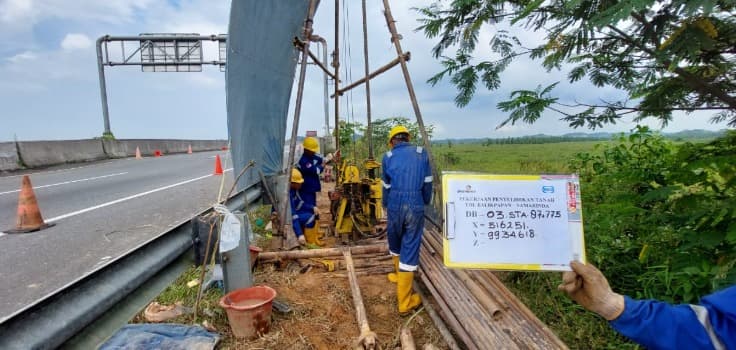 Pekerjaan Survei Geoteknik Jalan Tol Balikpapan - Samarinda