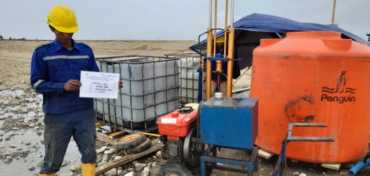 Soil Investigasi Pekerjaan Rancang Bangun Terminal Kalibaru Tahap 1B Pelabuhan Tanjung Periuk 1